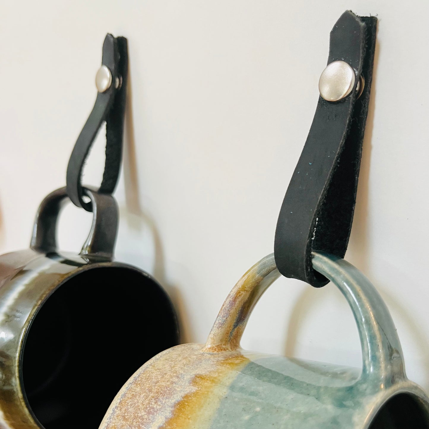 Pair of Leather Mug Straps